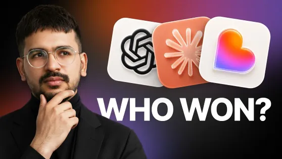 Ansub Khan video: Claude vs Lovable vs ChatGPT: Best AI Brand Designer?