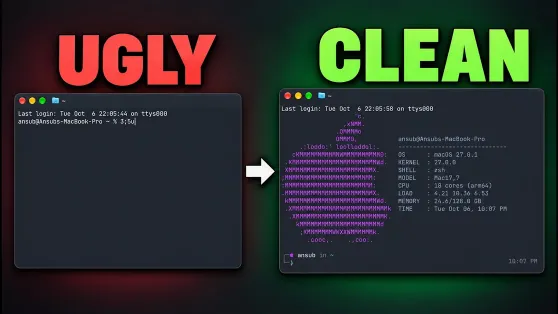 Ansub Khan video: I Made My Ghostty Terminal Beautiful With One Command