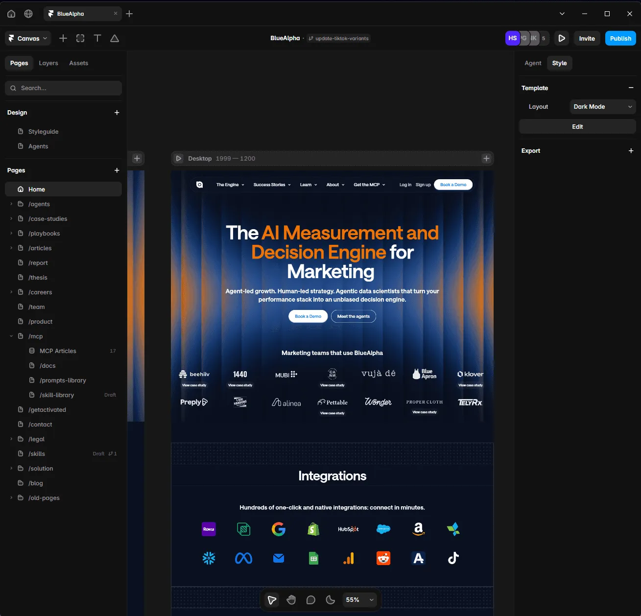 Website build for a Supafast client