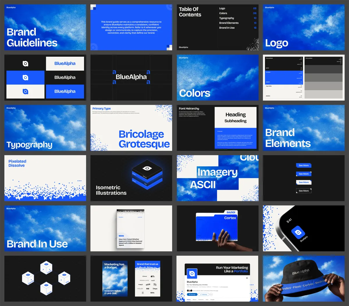 Brand identity work for a Supafast client
